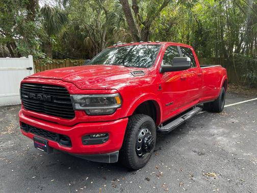 Red 2022 RAM 3500 Laramie
