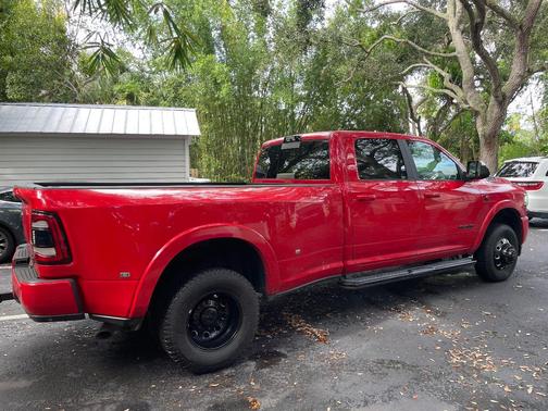Red 2022 RAM 3500 Laramie