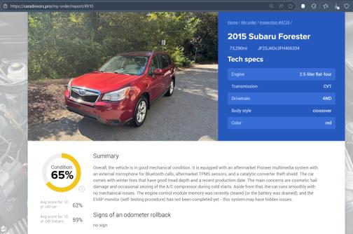 2015 Subaru Forester 2.5i Premium