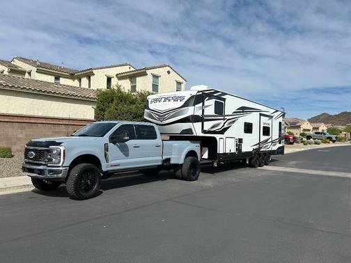 Gray 2024 Ford F-350 Lariat