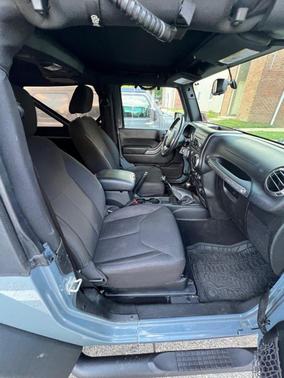 Gray 2015 Jeep Wrangler Willys Wheeler