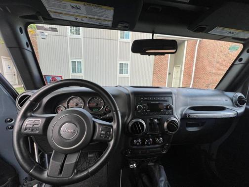Gray 2015 Jeep Wrangler Willys Wheeler