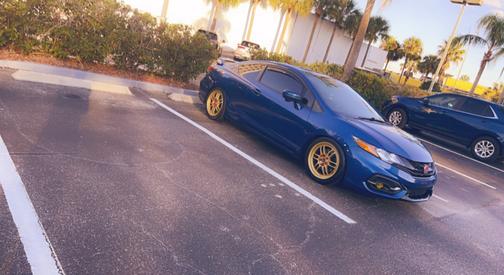 Blue 2015 Honda Civic Si
