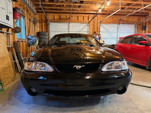 Black 1996 Ford Mustang Cobra