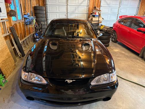 Black 1996 Ford Mustang Cobra