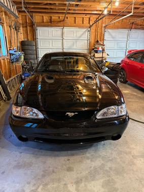 Black 1996 Ford Mustang Cobra