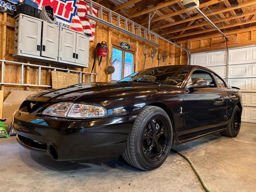 Black 1996 Ford Mustang Cobra