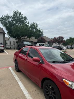 Red 2012 Toyota Corolla L