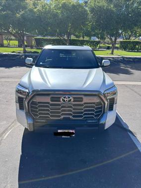 White 2025 Toyota Tundra Platinum