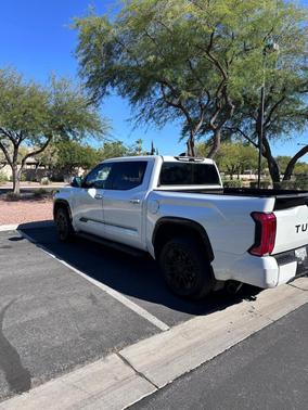 White 2025 Toyota Tundra Platinum