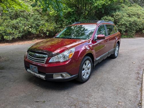 Red 2011 Subaru Outback 2.5 i Limited