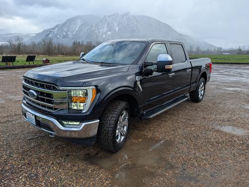 Blue 2021 Ford F-150 Lariat