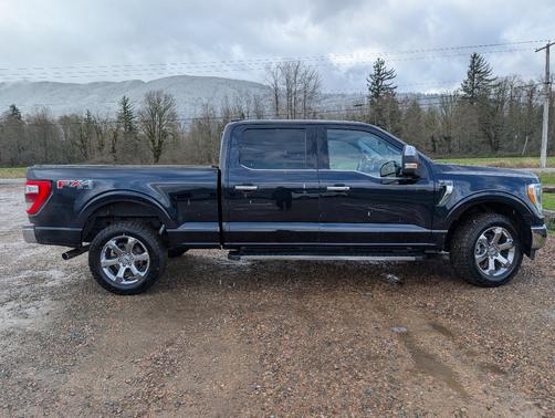 Blue 2021 Ford F-150 Lariat