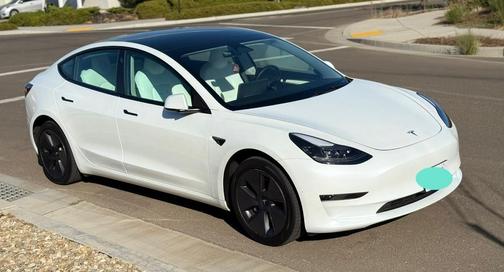 White 2023 Tesla Model 3 Base