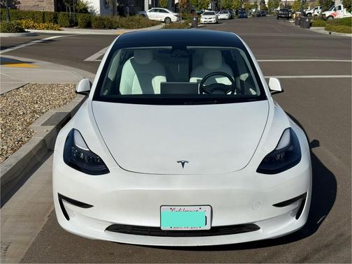 White 2023 Tesla Model 3 Base