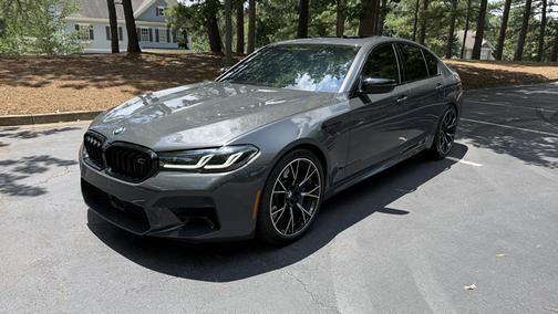 Gray 2021 BMW M5 Base