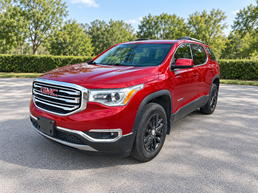 Red 2019 GMC Acadia SLT-1