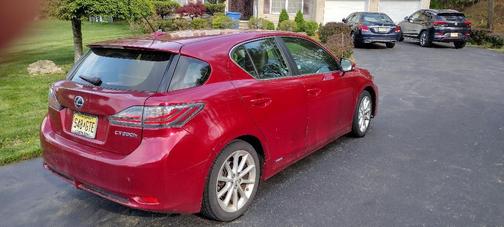 Red 2013 Lexus CT 200h Premium