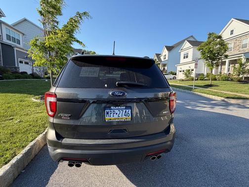 Gray 2019 Ford Explorer Sport