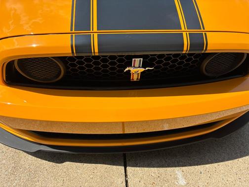 Yellow 2013 Ford Mustang Boss 302