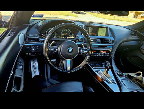 Blue 2014 BMW 650 i