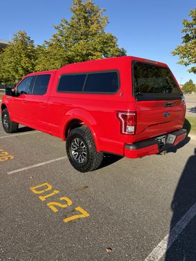 Red 2015 Ford F-150 XLT