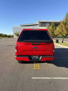 Red 2015 Ford F-150 XLT