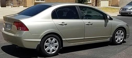 Gold 2008 Honda Civic LX