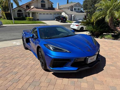 Blue 2021 Chevrolet Corvette Stingray w/3LT