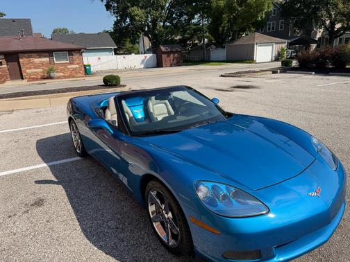 Blue 2008 Chevrolet Corvette Base
