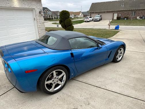 Blue 2008 Chevrolet Corvette Base