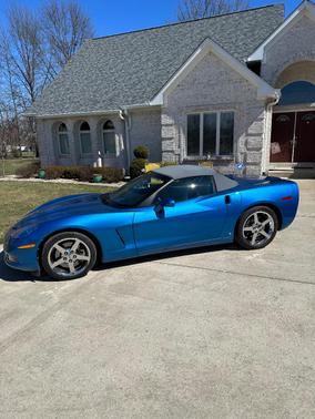 Blue 2008 Chevrolet Corvette Base