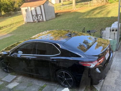 Black 2019 Toyota Camry XSE V6