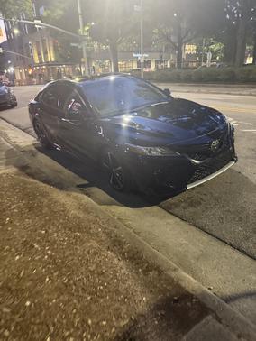 Black 2019 Toyota Camry XSE V6