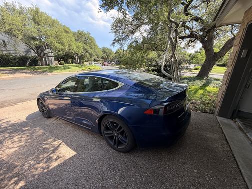Blue 2016 Tesla Model S 90D