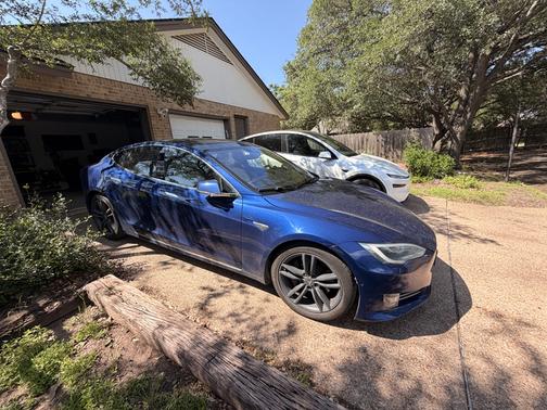 Blue 2016 Tesla Model S 90D