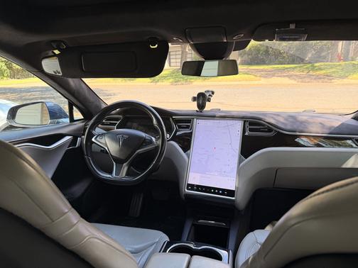 Blue 2016 Tesla Model S 90D
