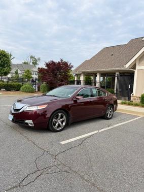 Red 2010 Acura TL Technology