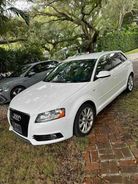 White 2013 Audi A3 2.0T HB S tronic FrontTrak Premium