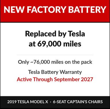 White 2019 Tesla Model X Long Range