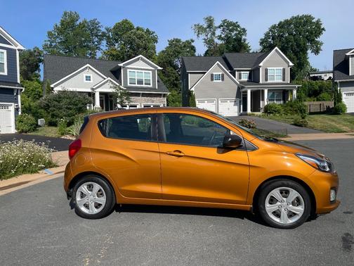 Orange 2020 Chevrolet Spark LS