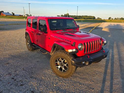 Red 2019 Jeep Wrangler Unlimited Rubicon