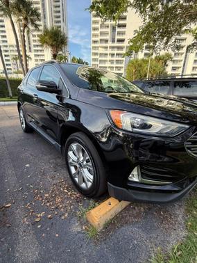 Black 2020 Ford Edge Titanium