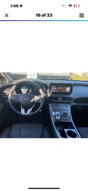 Black 2023 Hyundai SANTA FE HEV Limited