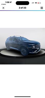 Black 2023 Hyundai SANTA FE HEV Limited