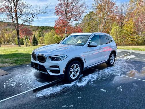 White 2020 BMW X3 xDrive30i