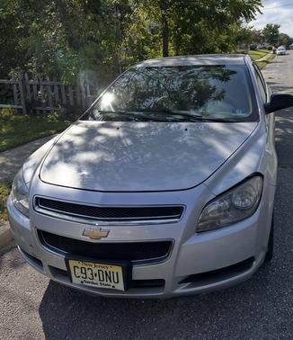 Silver 2012 Chevrolet Malibu LS