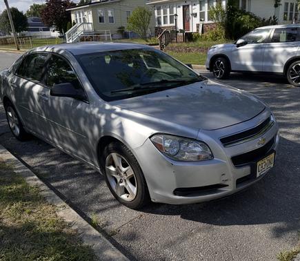 Silver 2012 Chevrolet Malibu LS