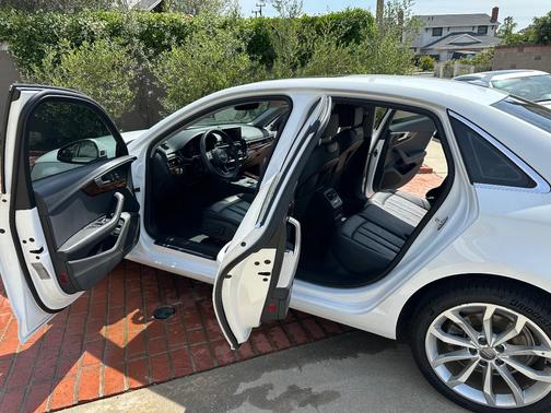 White 2019 Audi A4 Premium Plus