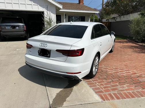 White 2019 Audi A4 Premium Plus